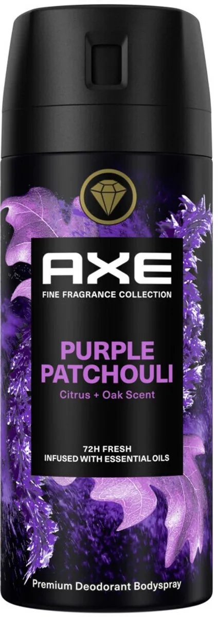Axe Fine Fragrance Deo Spray Purple Patchouli - 3x150ml