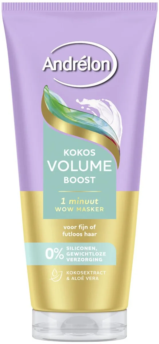 Andrélon Kokos Volume Boost Haarmasker 180ml - 25 Stuks
