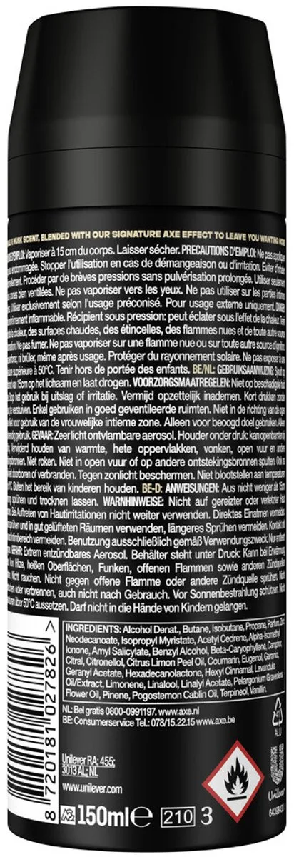 Axe Musk Bodyspray 150ml - 3 Stuks