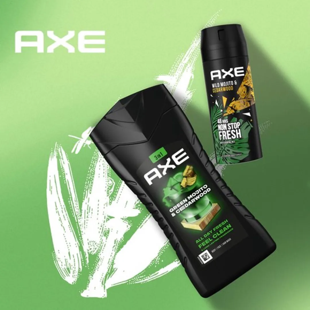 Axe Wild Green Mojito + Cedarwood Deo Spray - 8x150ml