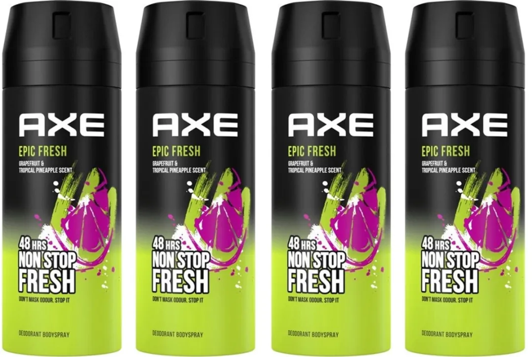 Axe Deodorant Bodyspray Epic Fresh - 4x150ml