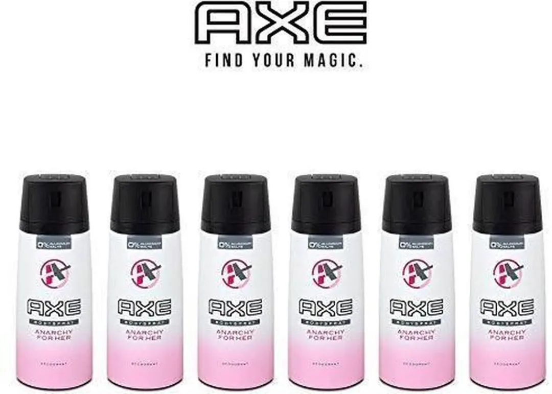 Axe Anarchy Deodorant Spray 6x150ml