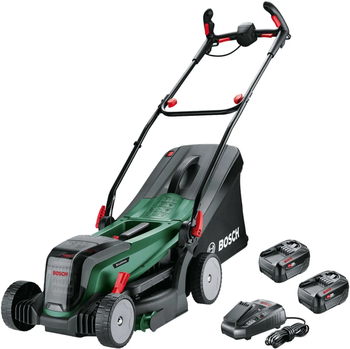 Bosch UniversalRotak 2x18V-37-550 Accu-grasmaaier - 2x 4.0Ah accu's