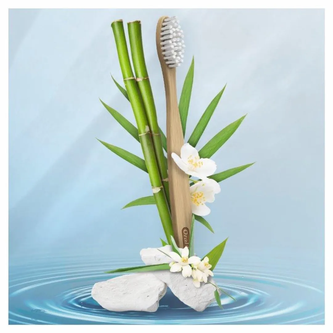 Oral-B Bamboe Tandenborstel - 3 Stuks