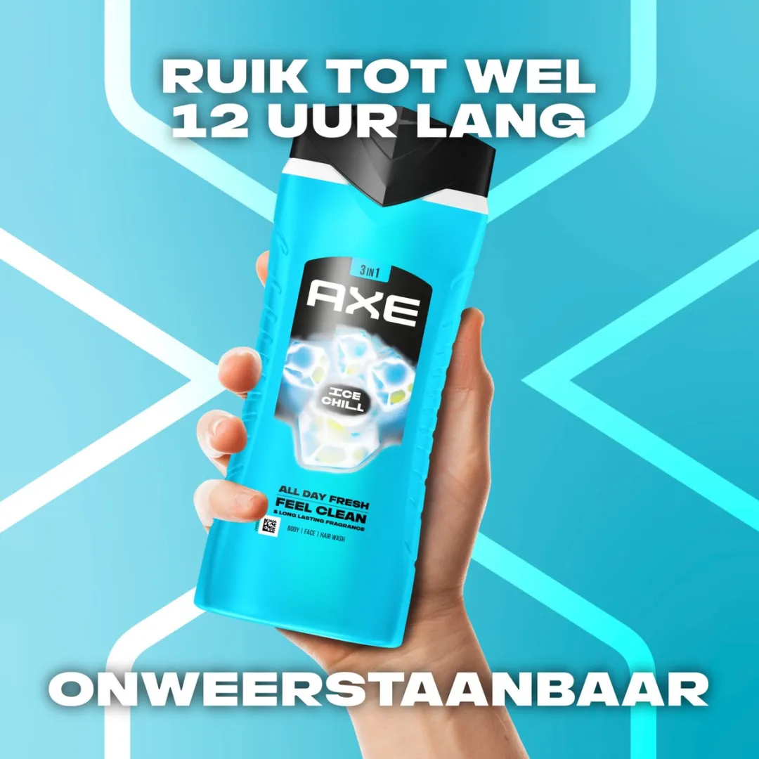 Axe 3-in-1 Douchegel Ice Chill - 6x250ml
