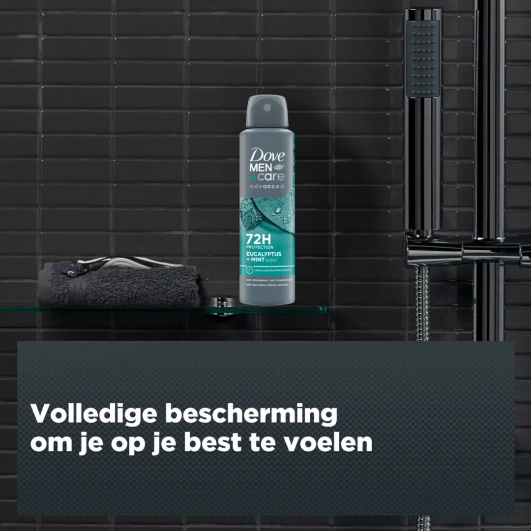 Dove Men+Care Deo Spray Eucalyptus & Mint 150ml - 24 Stuks