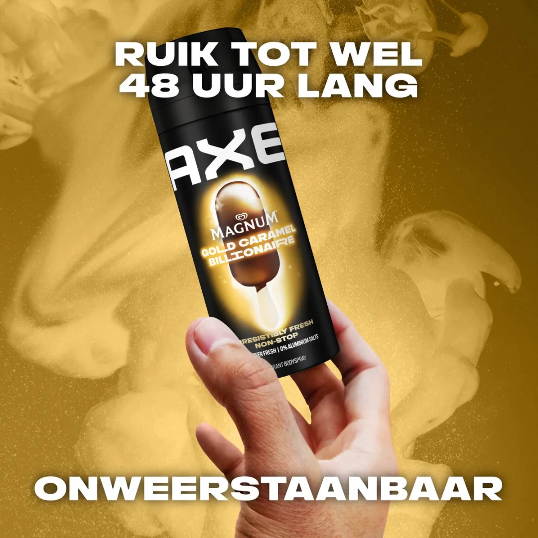 Axe Magnum Gold Caramel Bodyspray - 6x150ml