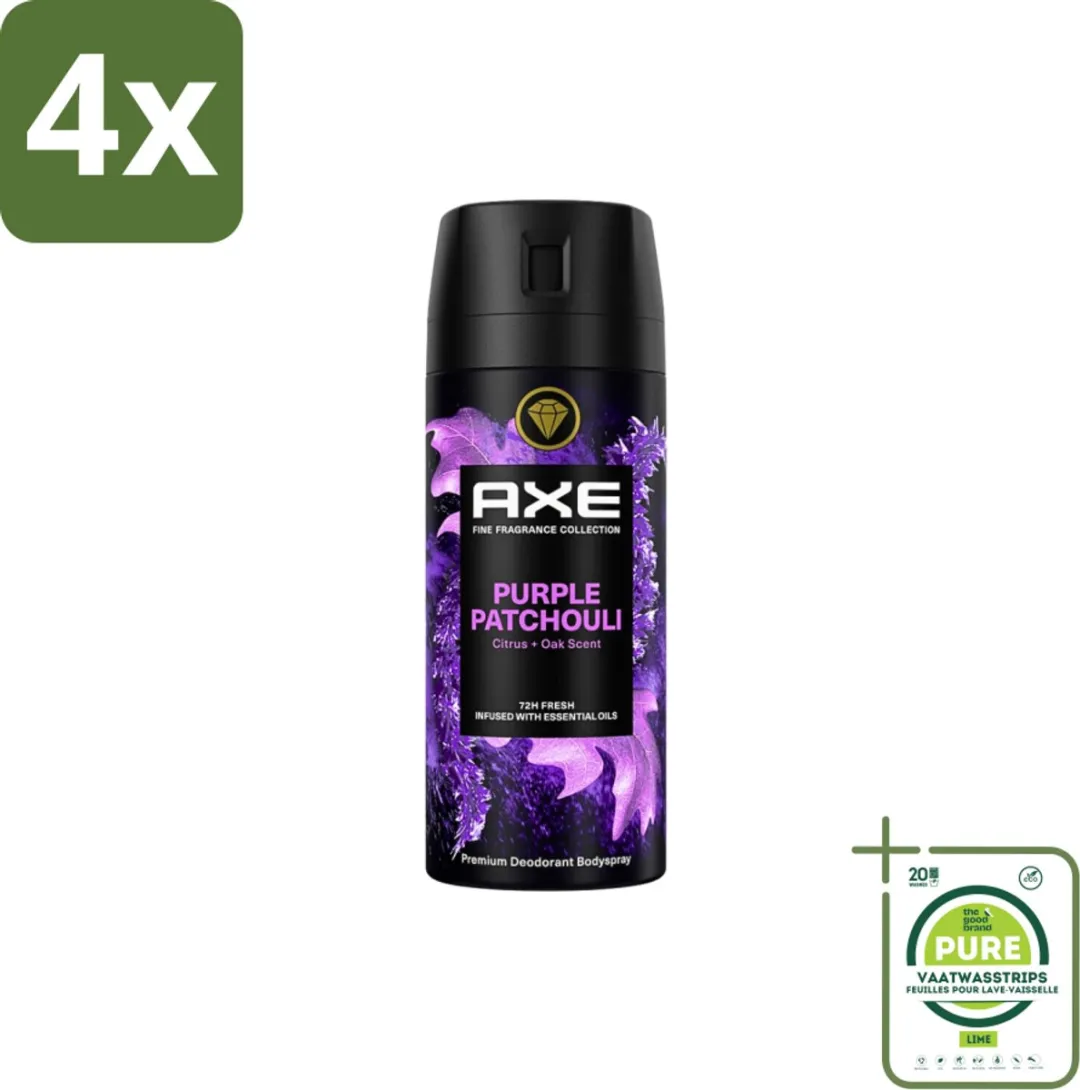 Axe Purple Patchouli Deodorant Spray 150ml