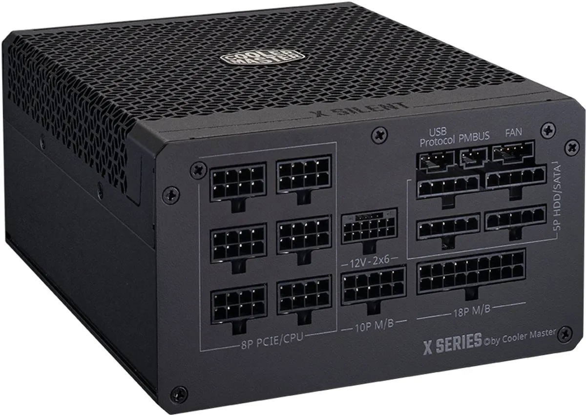 Cooler Master X Silent Edge Platinum 850 Voeding 850W - Modulair - Zwart