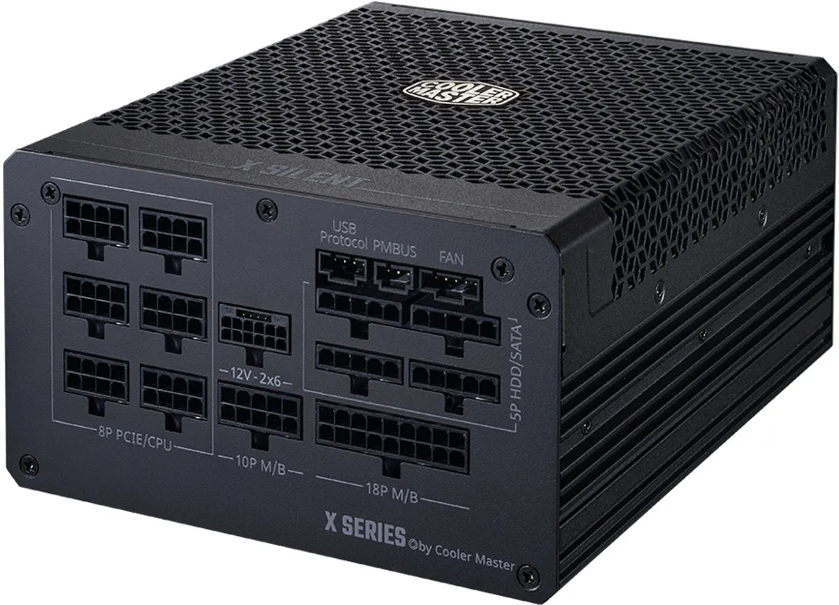 Cooler Master X Silent Edge Platinum 850 Voeding 850W - Modulair - Zwart