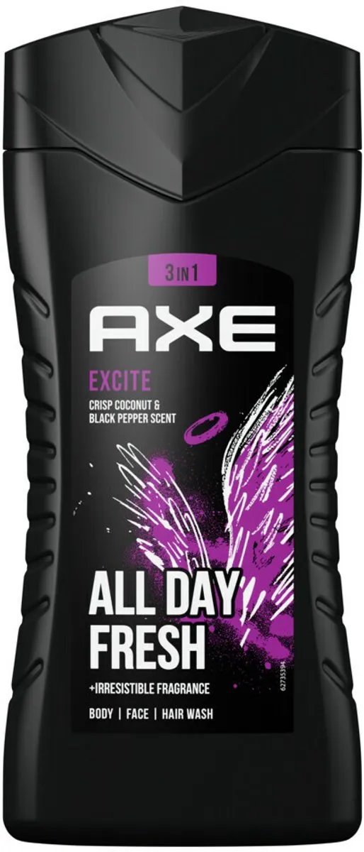 Axe Excite 3-in-1 Douchegel 250ml