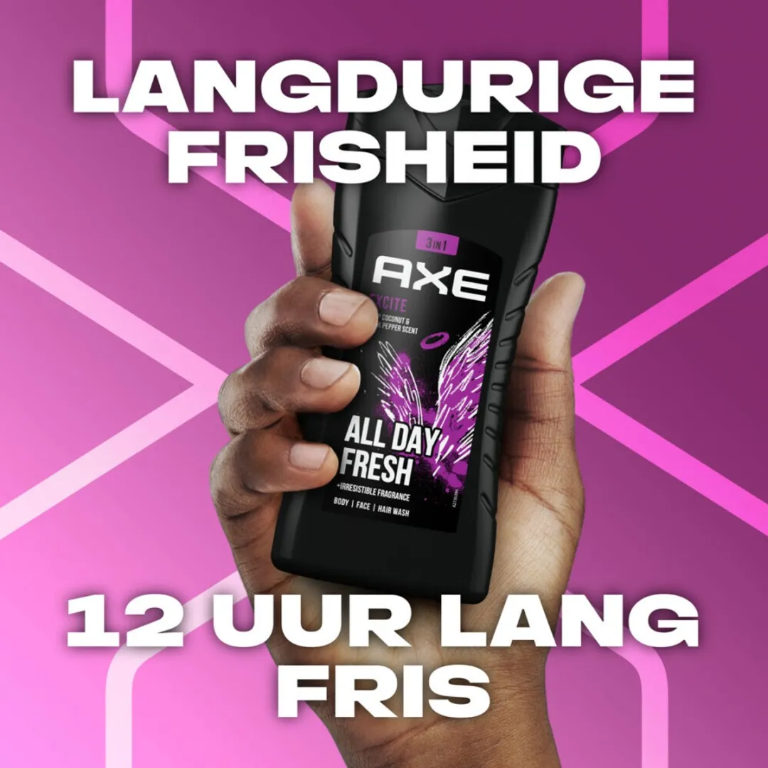 Axe Excite 3-in-1 Douchegel 250ml