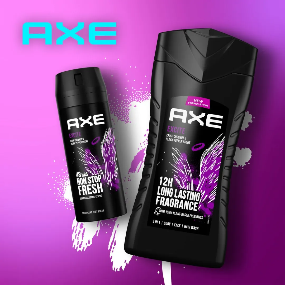 Axe Excite 3-in-1 Douchegel 250ml