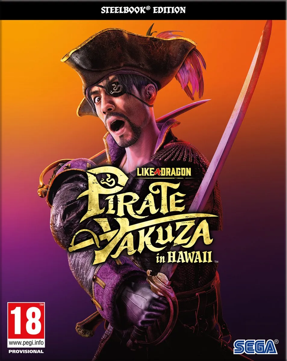 Sega Like a Dragon Pirate Yakuza in Hawaii Steelbook Edition