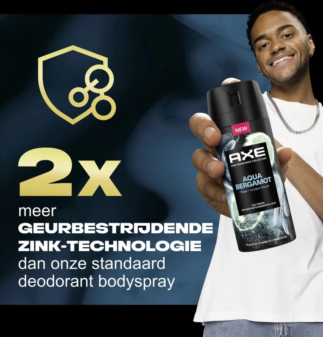 Axe Fine Fragrance Aqua Bergamot Bodyspray - 6x150ml
