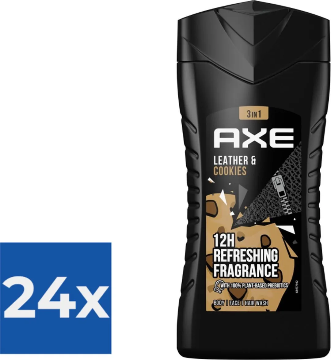 Axe Leather & Cookies Douchegel - 24x250ml
