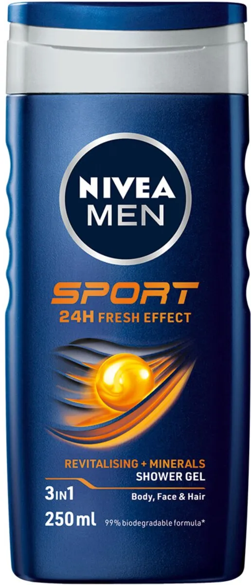 NIVEA MEN Sport Douchegel 250ml - 12 Stuks