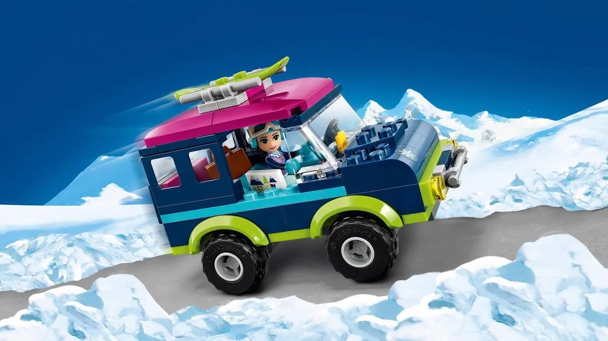 LEGO Friends Wintersport Terreinwagen 41321 - Paars