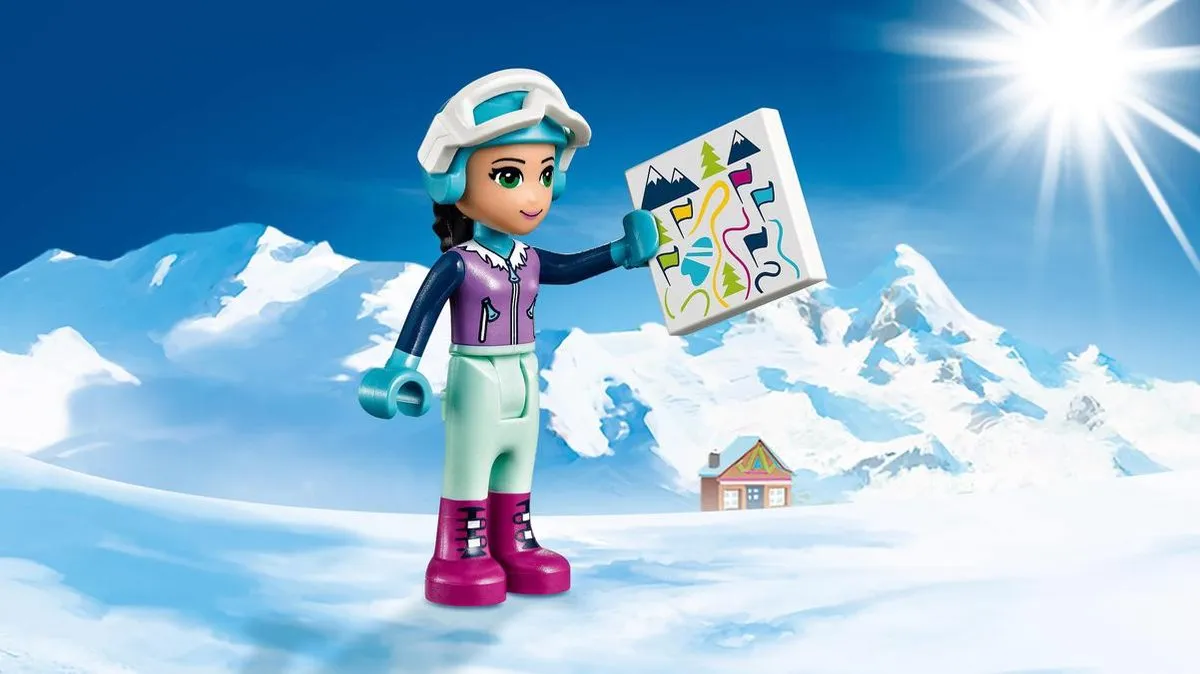 LEGO Friends Wintersport Terreinwagen 41321 - Paars