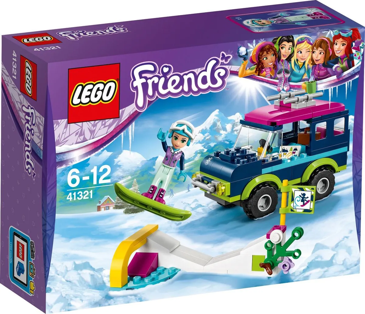 LEGO Friends Wintersport Terreinwagen 41321