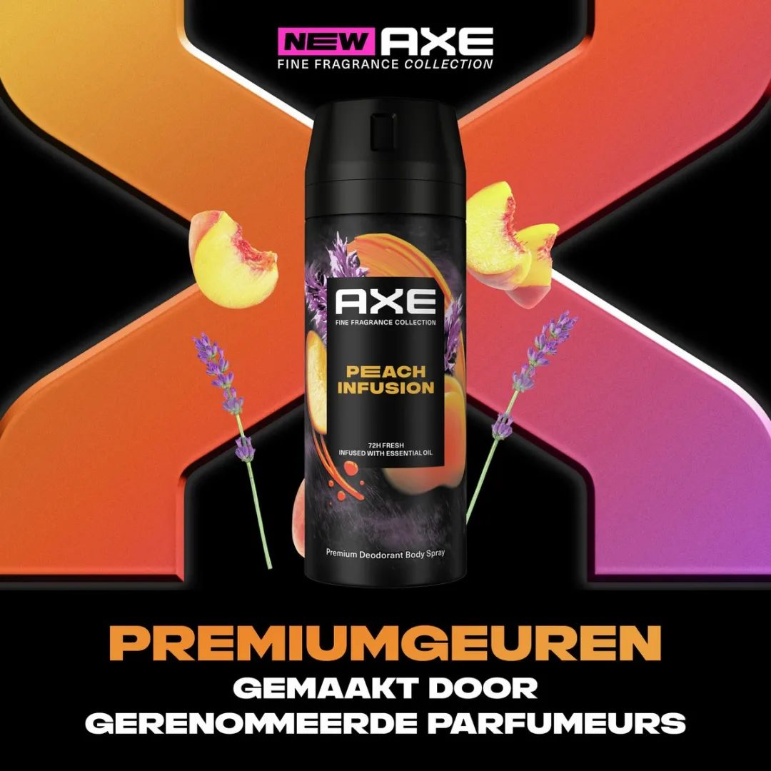 Axe Premium Bodyspray Peach Infusion - 6x150ml