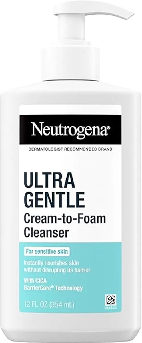 Neutrogena Ultra Gentle Gezichtsreiniger Crème naar Schuim 251ml