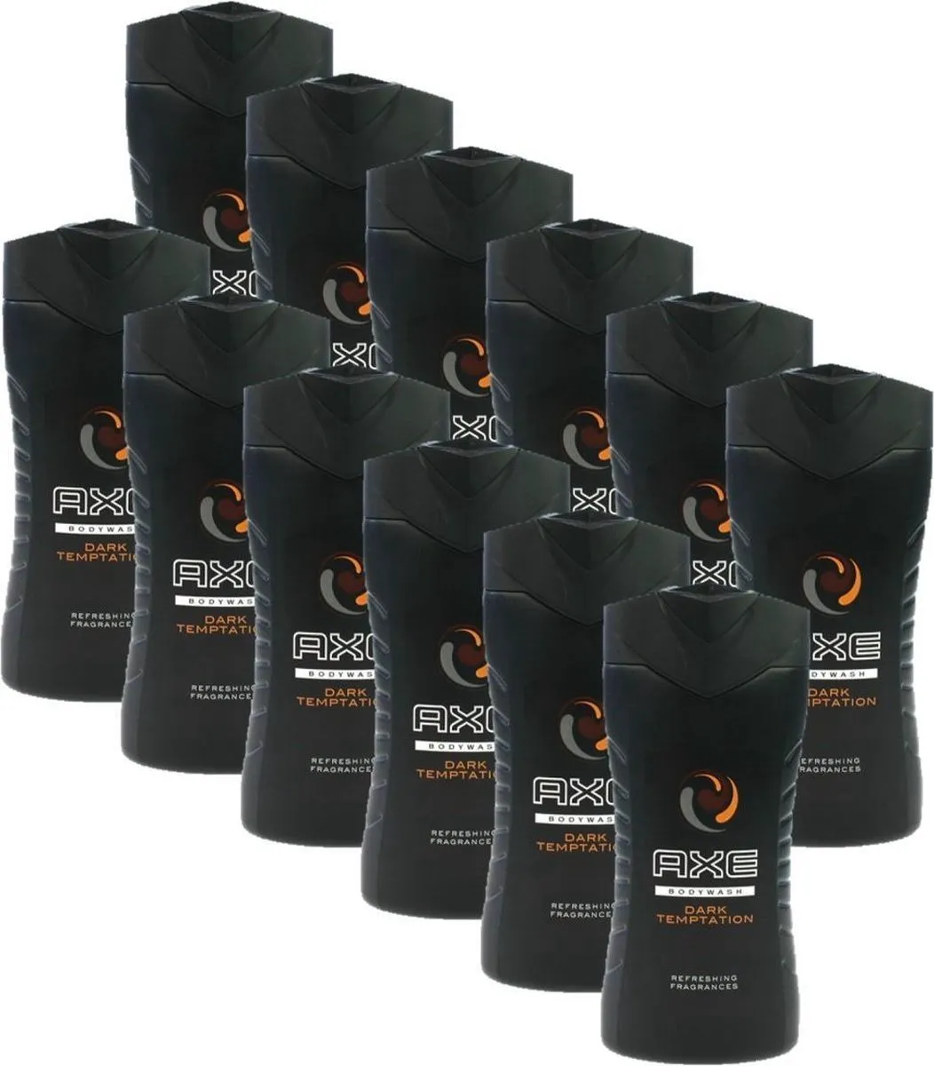 Axe Dark Temptation Douchegel 250ml - 12 Stuks
