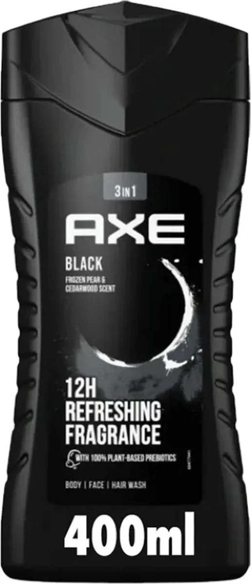Axe XL 3in1 Black Bodywash - 4x400ml