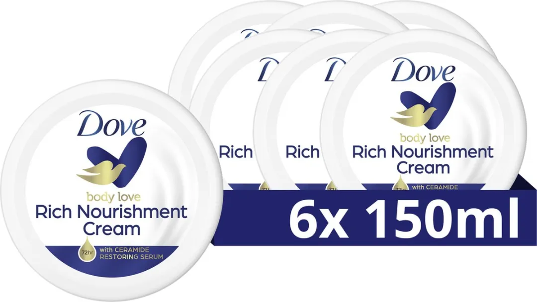 Dove Body Love Bodycreme - 900ml (6x150ml)