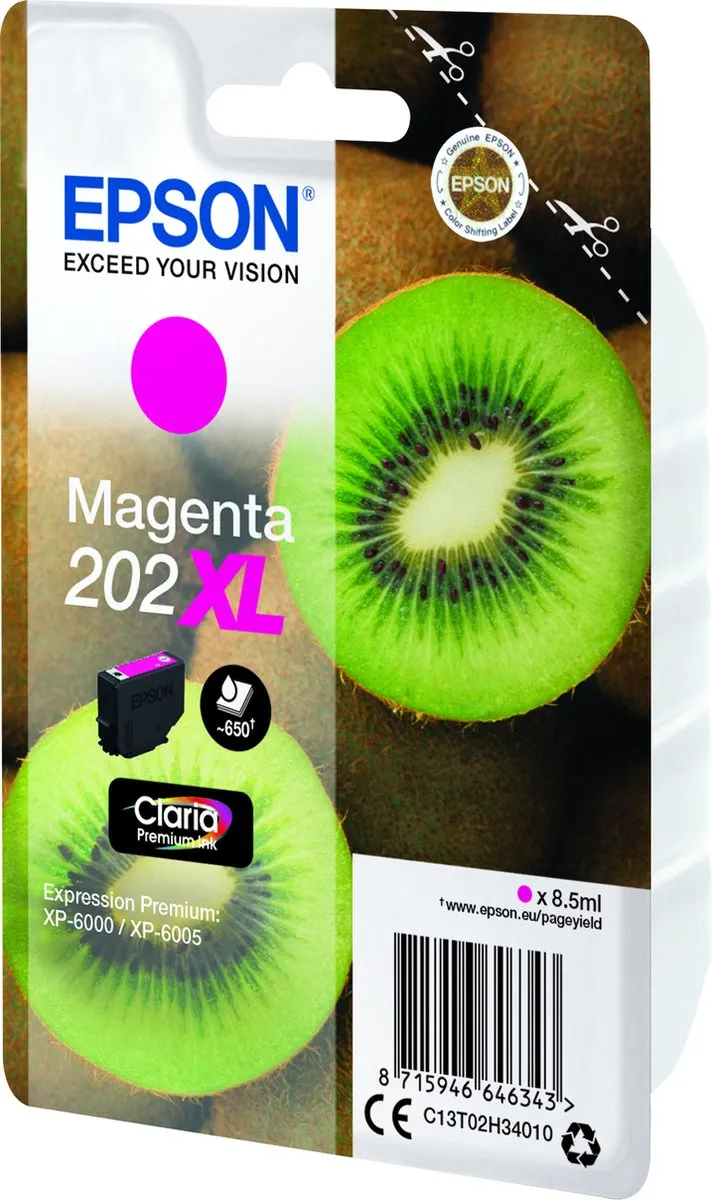 Epson Claria Premium Magenta 202XL - 8.5ml