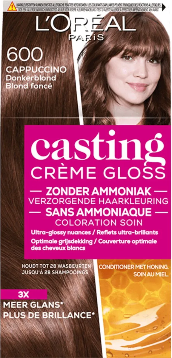 L'Oréal Paris Casting Crème Gloss 600 Donkerblond - 2 Stuks