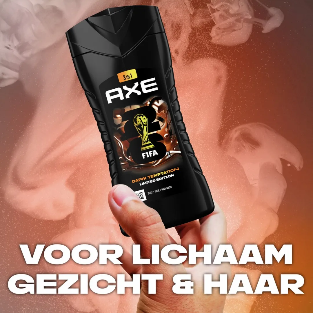 Axe Dark Temptation 3-in-1 Douchegel - 6x250ml