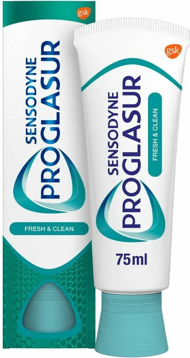 Sensodyne Pro Glasur Fresh & Clean Tandpasta - 300ml (4x75ml) - afbeelding 6 van 6