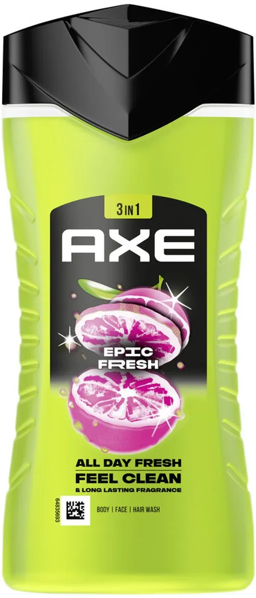 Axe Epic Fresh Douchegel 3-in-1 - 6x250ml