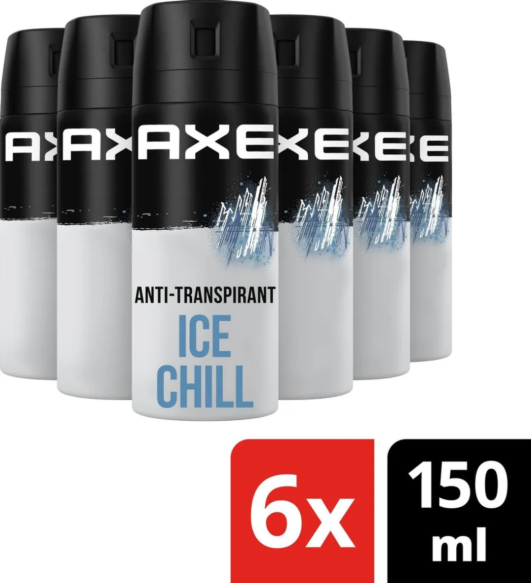 Axe Ice Chill Deodorant Antitranspirant 6x150ml