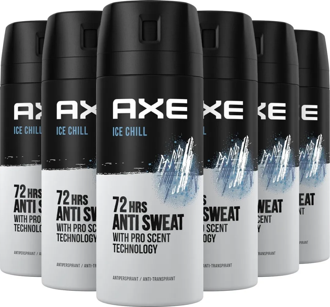 Axe Ice Chill Deodorant Antitranspirant 6x150ml