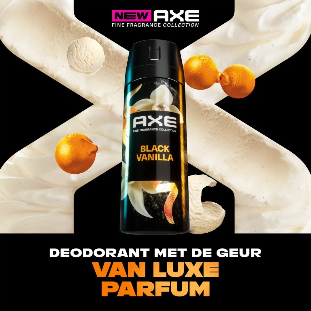 Axe Black Vanilla Deodorant Spray - 12x150ml