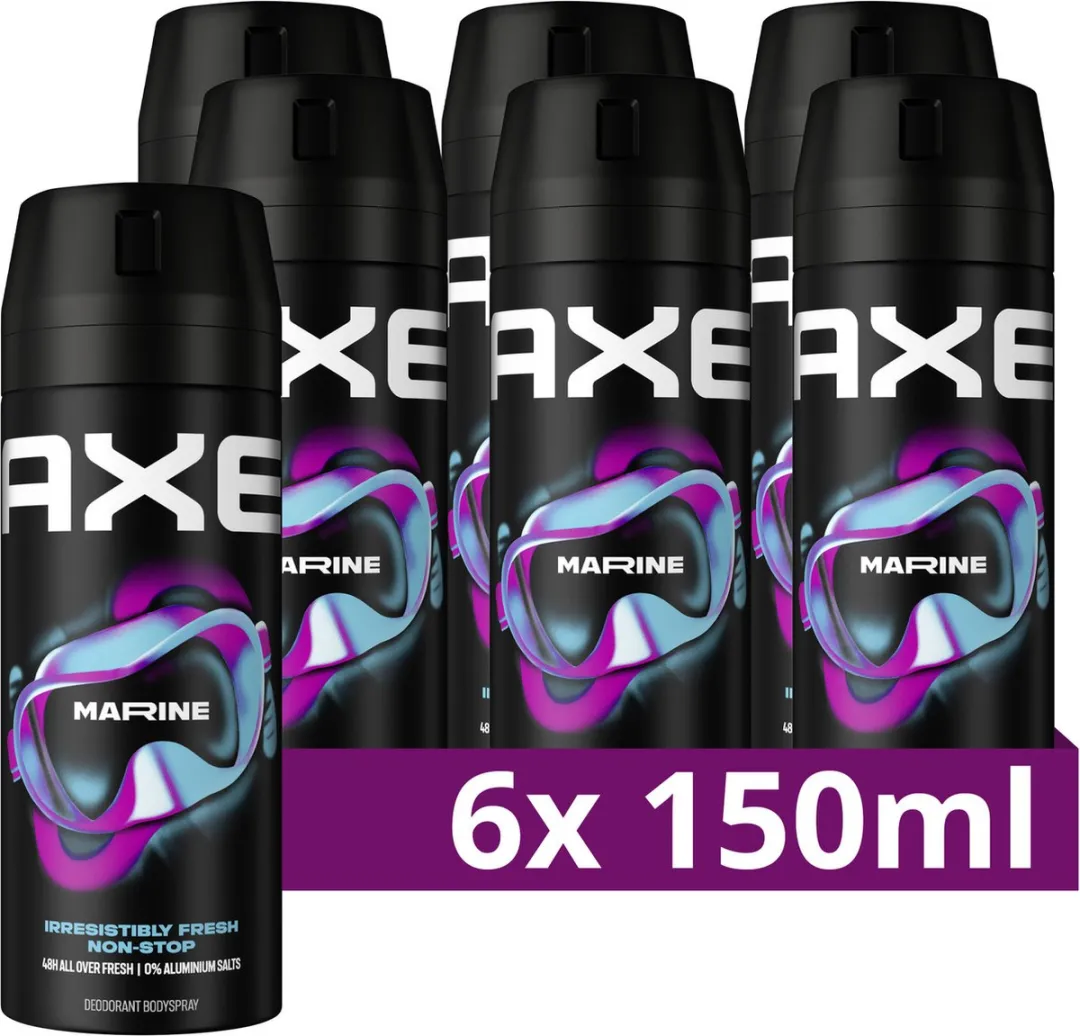 Axe Marine Bodyspray - 6x150ml