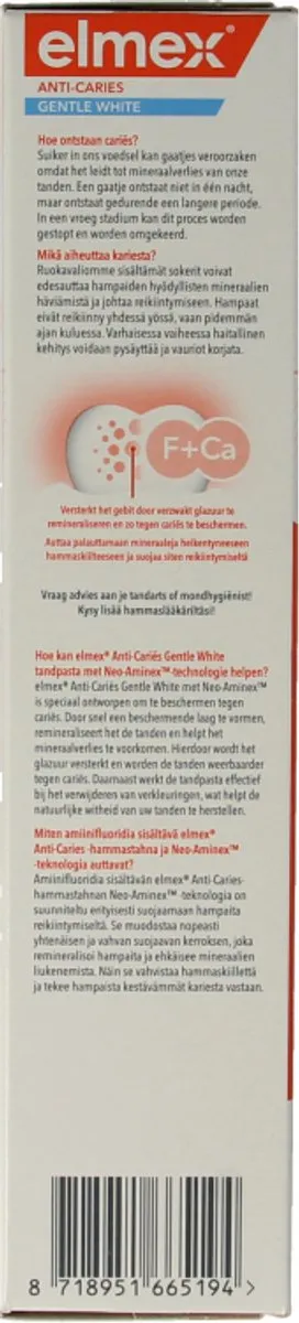 Elmex Anti-Cariës Whitening Tandpasta 75ml