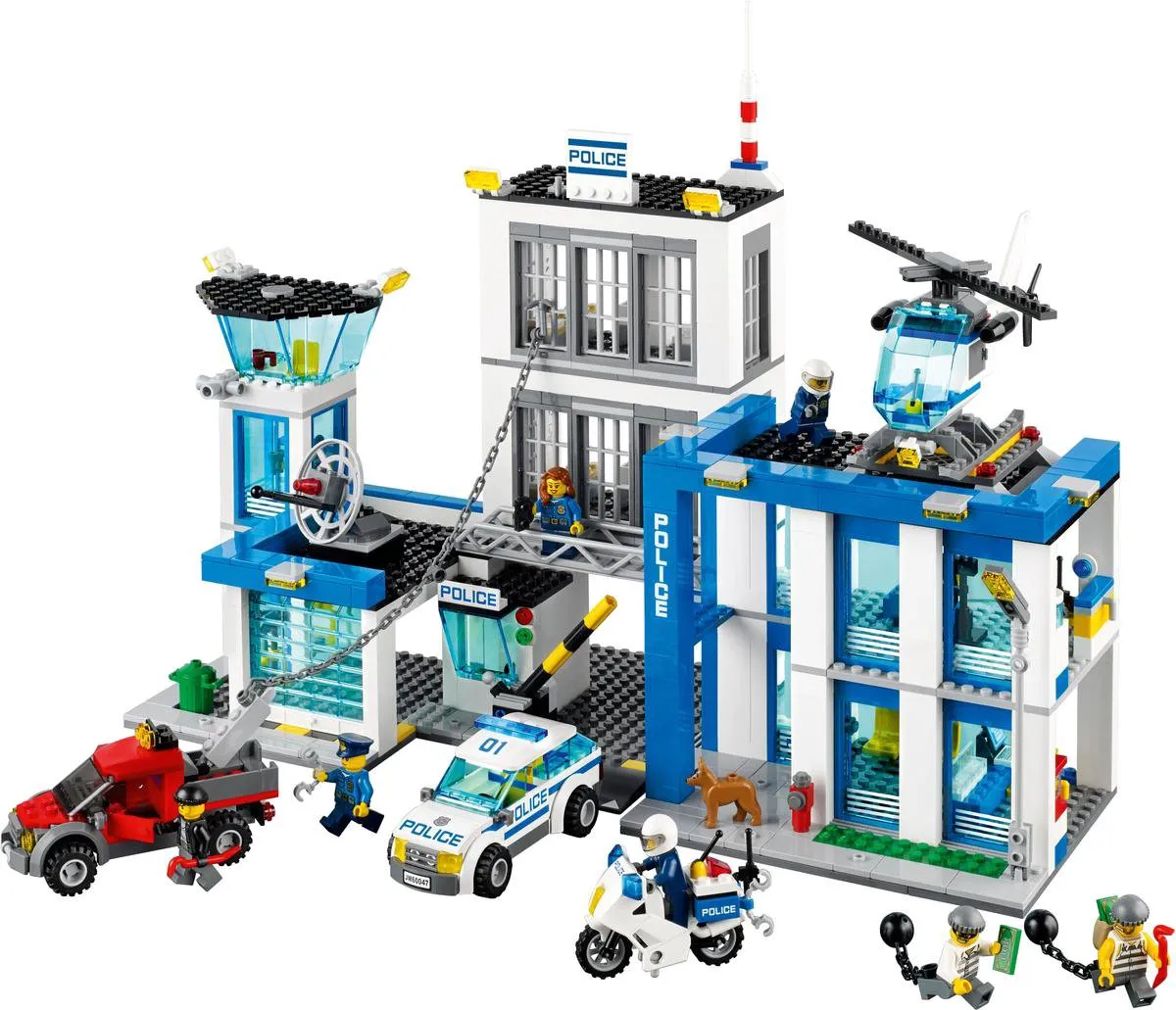 LEGO City Politiebureau 60047 - 7 Minifiguren - afbeelding 4 van 6