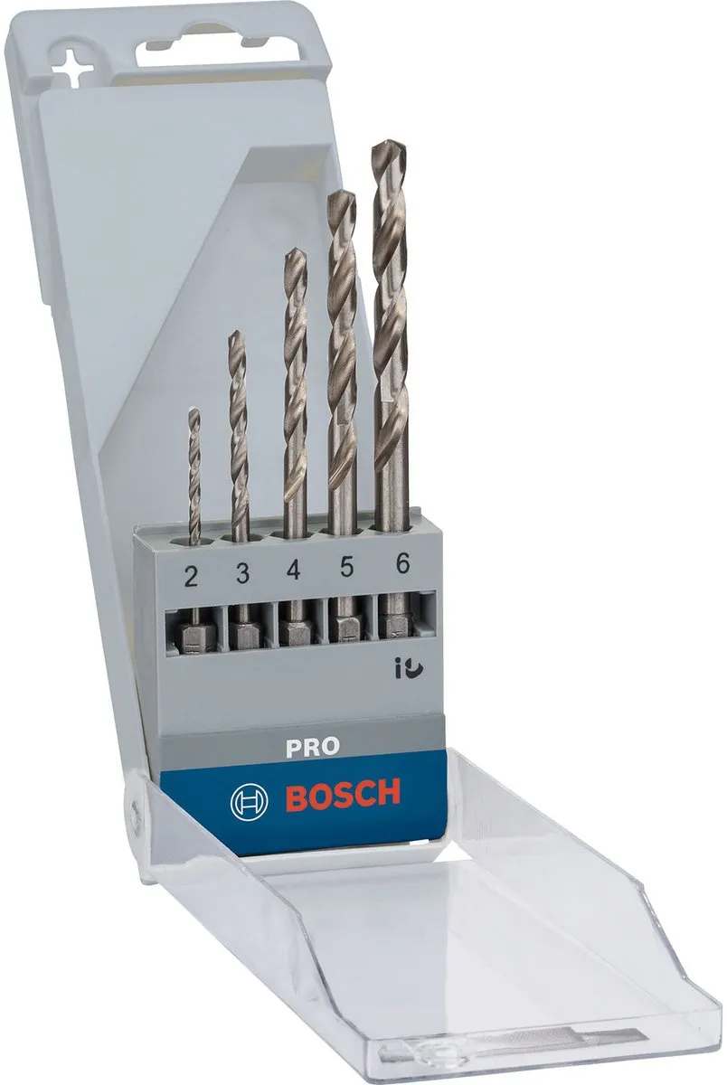 Bosch PRO Metaal HSS-G Zeskantboorset 5-delig 2608595517