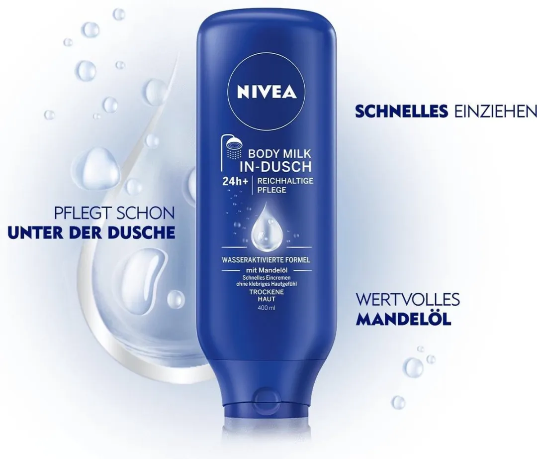 NIVEA In-Shower Bodymilk Droge Huid 400ml