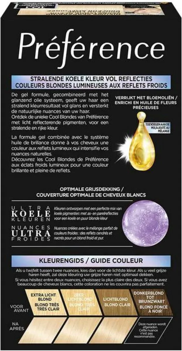 L'Oréal Paris Preference Haarkleuring 10.1 Helsinki - 3 Stuks - afbeelding 4 van 6