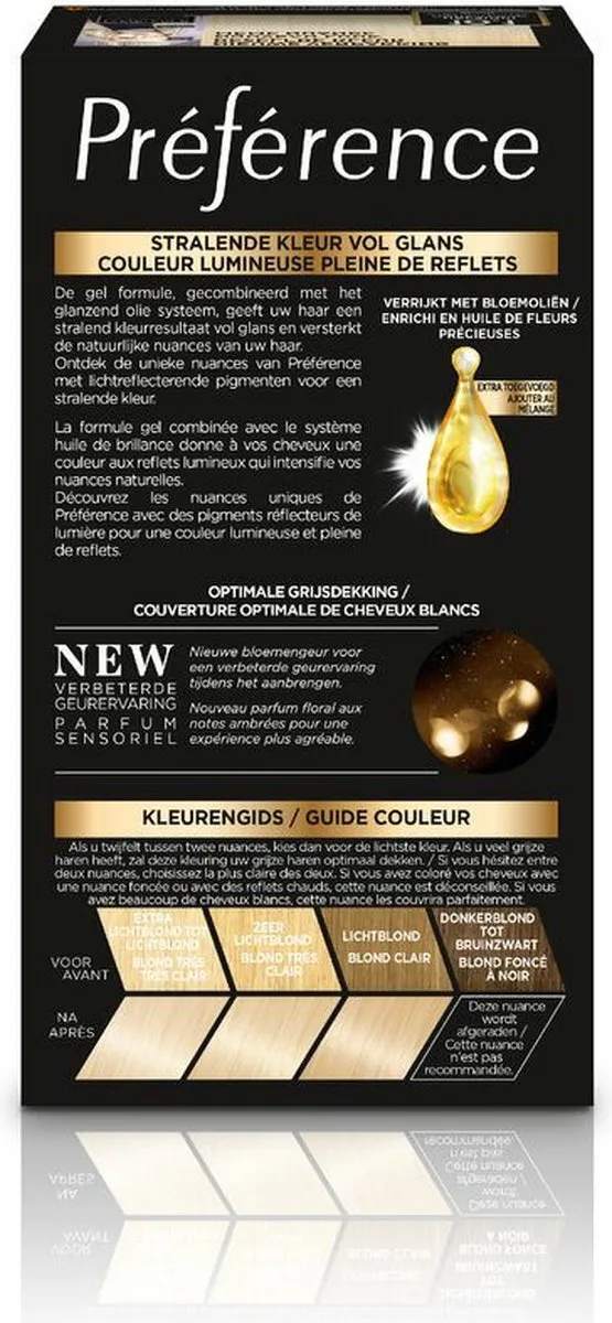 L'Oréal Paris Preference Haarkleuring 10.1 Helsinki - 3 Stuks - afbeelding 2 van 6