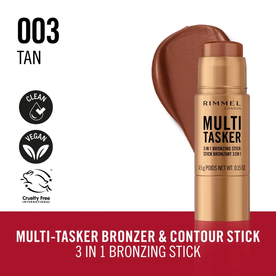 Rimmel London Multi Tasker 3-in-1 Bronzing Stick 003 Tan