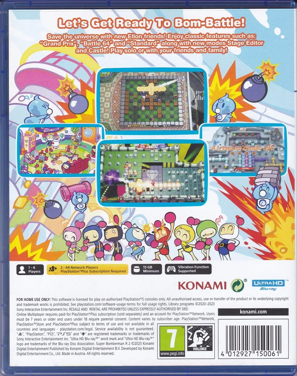 Konami Super Bomberman R 2 PS5