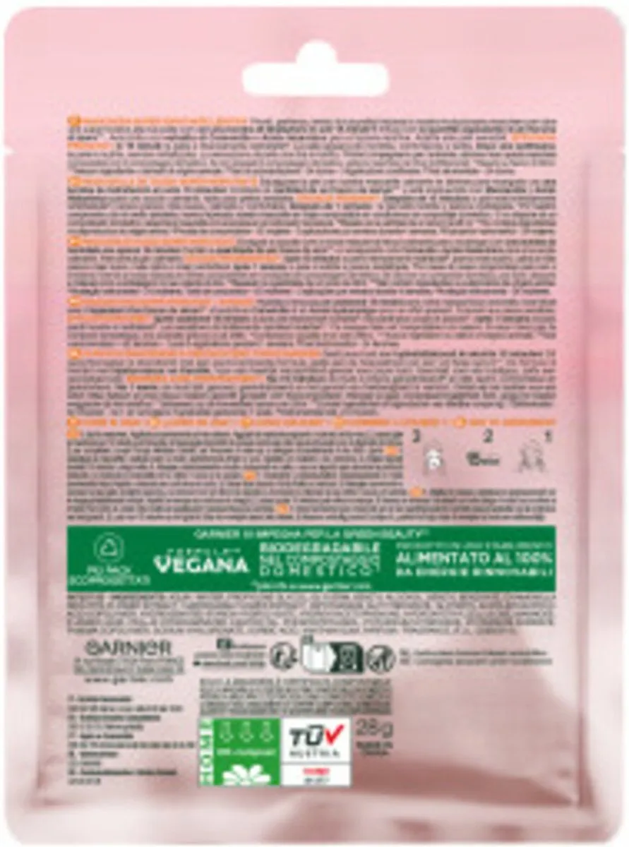 Garnier SkinActive Hydra Bomb Tissue Masker Kamille Hyaluronzuur - 2 Stuks