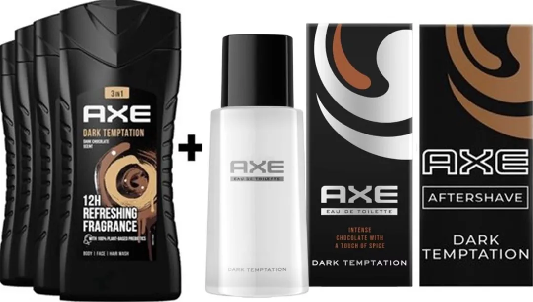 Axe Dark Temptation Douchegel & Eau de Toilette & After Shave