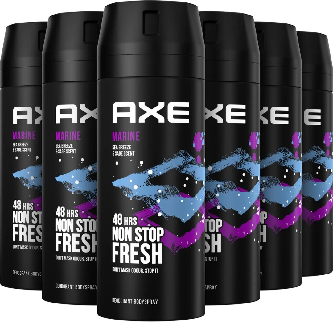 Axe Marine Deo Bodyspray - 6x150ml