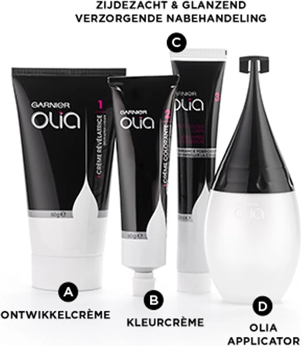 Garnier Olia 4.0 Bruin Permanent Haarkleuring - 3 Stuks - afbeelding 6 van 6